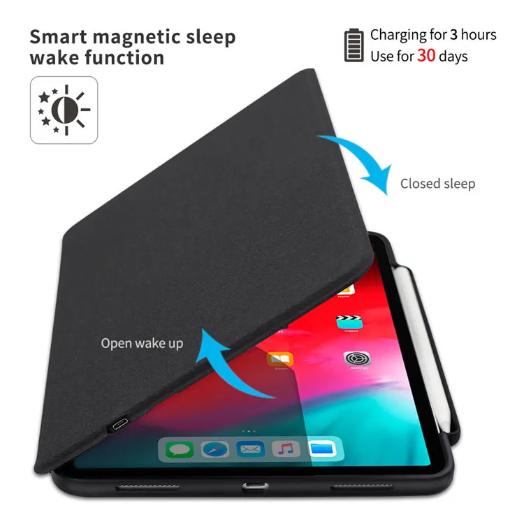 New type 2021 11 Pro PU Leather Luxury Business Tablet Cover Keyboard Case for ipad case