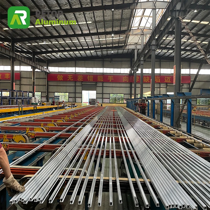 Aluminum front bar for retractable awnings aluminum profile awning pipe