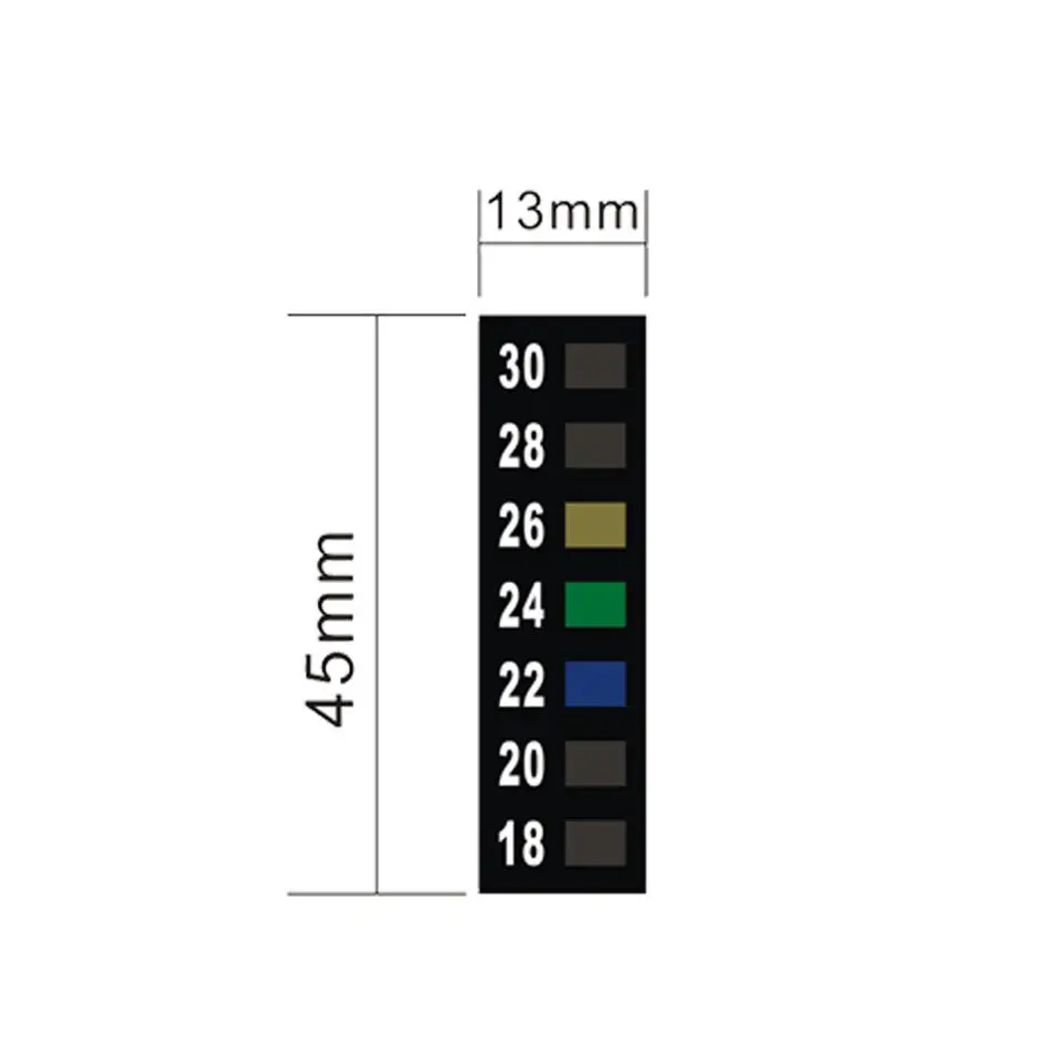 Custom marine aquarium gift strip temperature meter digital mercury free thermometers for aquarium