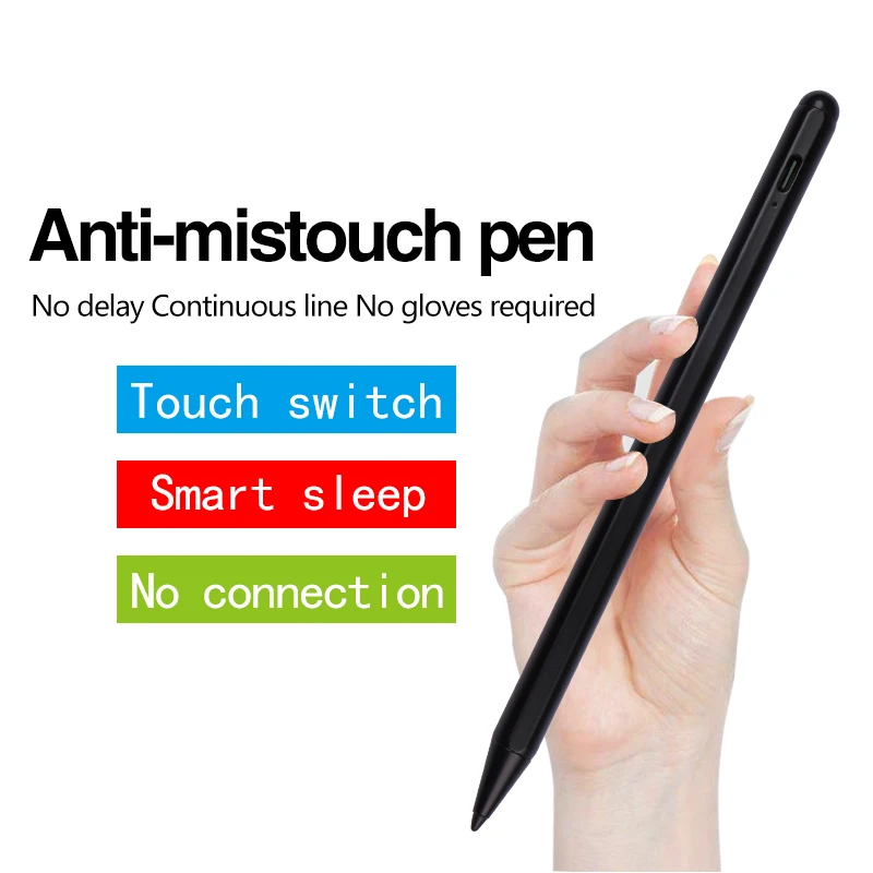  Free Sample 2nd Gen Active Capacitive Touch Screen Drawing Pencil Precision Fine Point Tip Stylus Pen for iPad