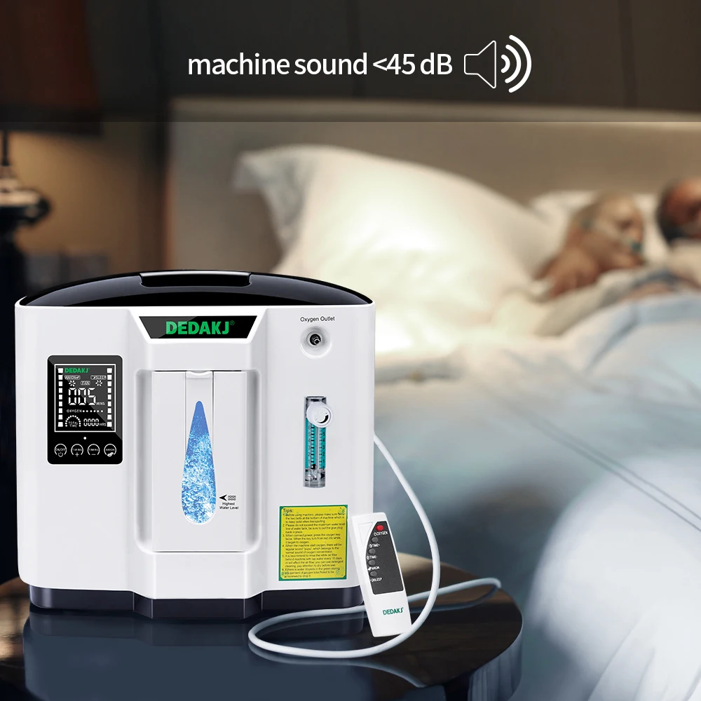 Overseas warehouses Home car use Portable Medical Grade 1-7l Dual Flow oxygen-concentrator Oxgen Generator factory price