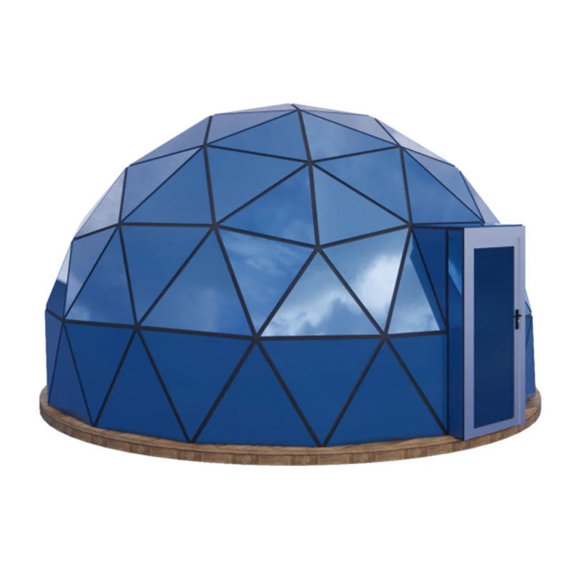 OEM Geo Dome House Big Geodesic Dome Kit Tents Glamping Garden Glass Polycarbonate Igloo Glass Dome House