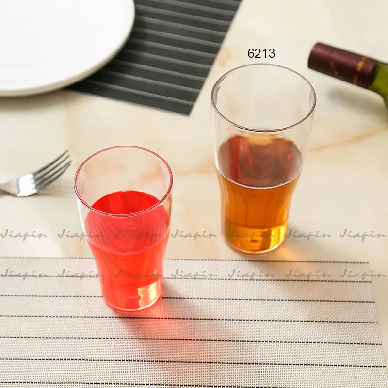 PC Beer Glass Brand Barware Conical Cup 510ml 17oz Clear Unbreakable Plastic Pint Beer Glass