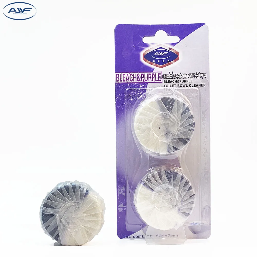 Wholesale purple toilet deodorant toilet flush cleaner toilet cleaner block