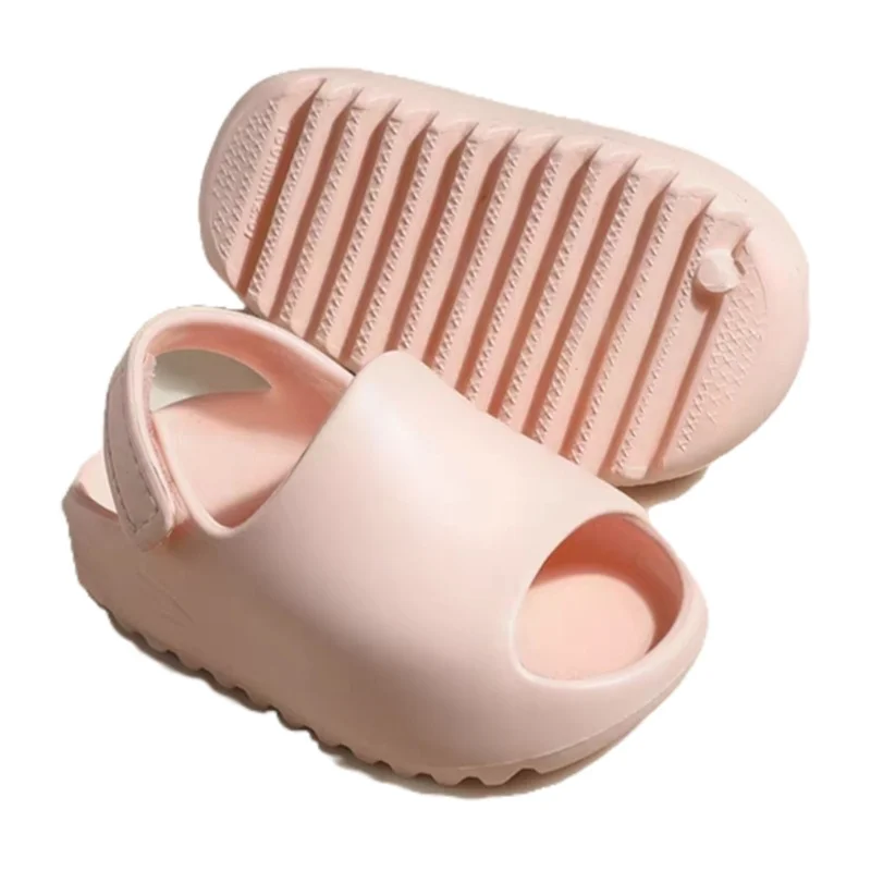 Popular Kids JINJIANG Slippers Boys Girls Non-slip Soft Pvc Eva Indoor Slippers Outdoor Sandals