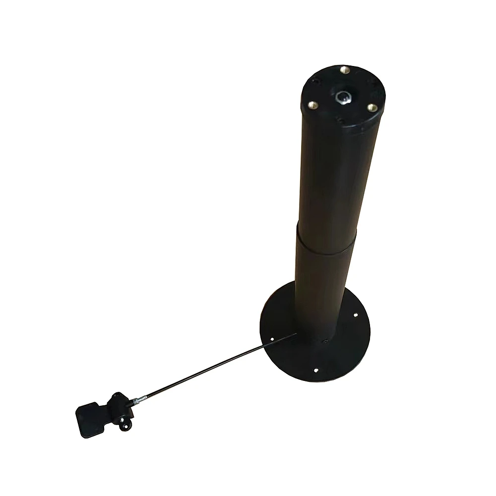 Black color height adjustable desk hardware with lock system column lift top coffee dining table mechanism