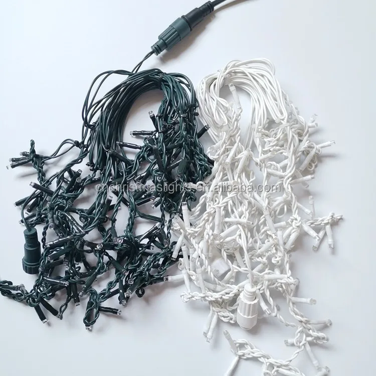 Оптовая продажа, рождественские украшения, светодиодная уличная Водонепроницаемая гирлянда с теплым белым светом