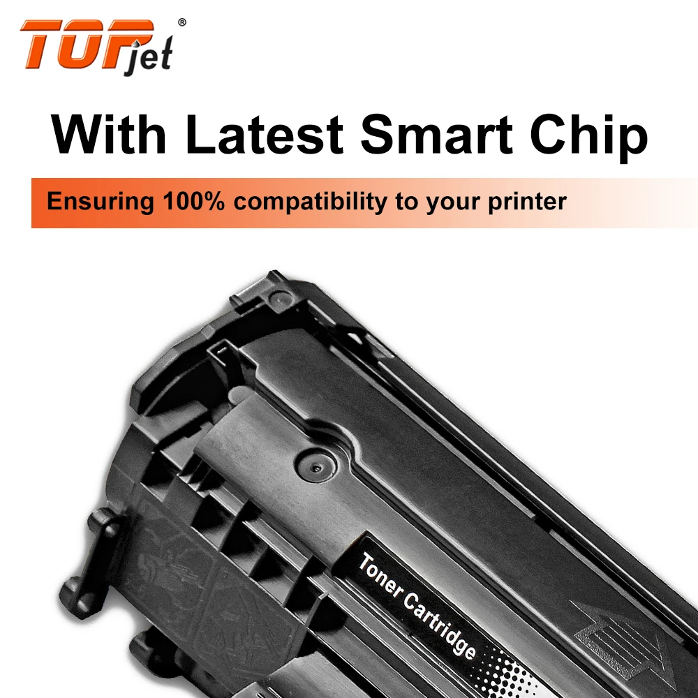 Topjet Original Quality Q2612X 2612X 2612 12X Black Laser Toner Cartridge Compatible for HP 1010 1012 1015 1018 1020 1022 1022n