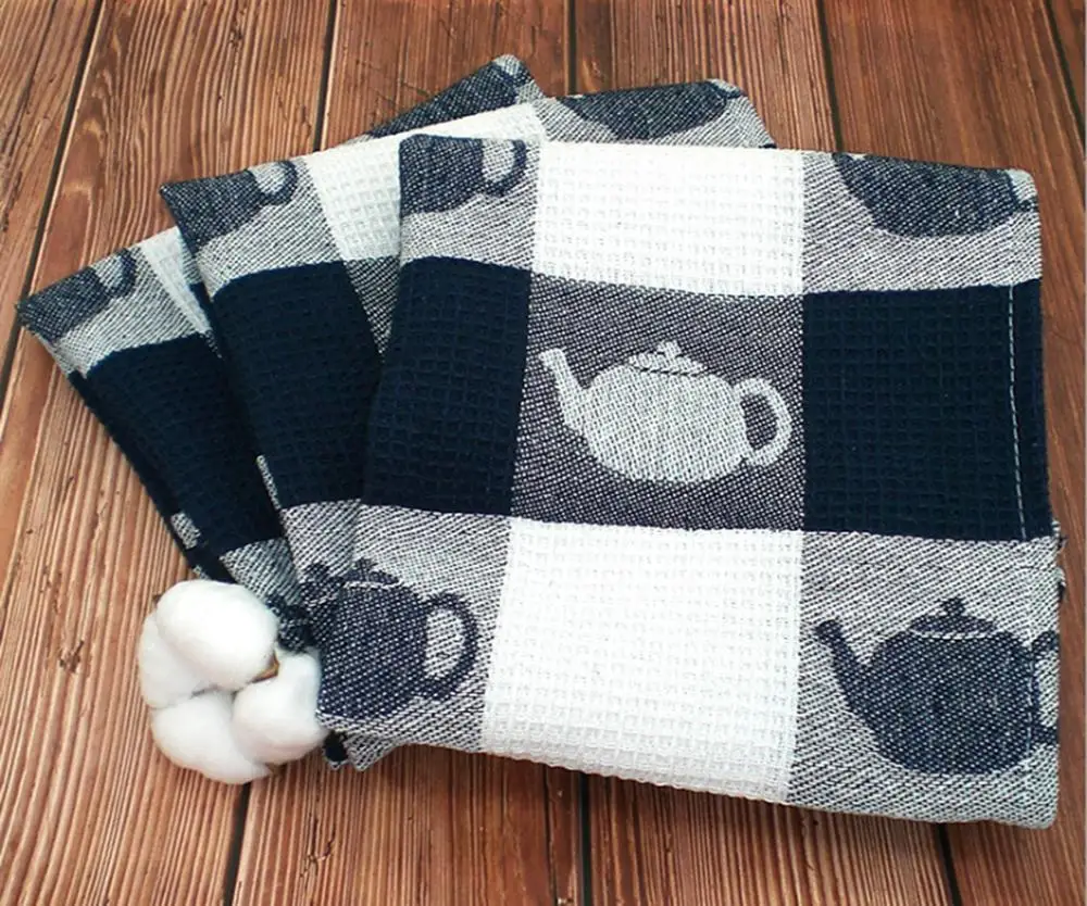 Polyester cotton blend tea towel & Cotton Tea Towel