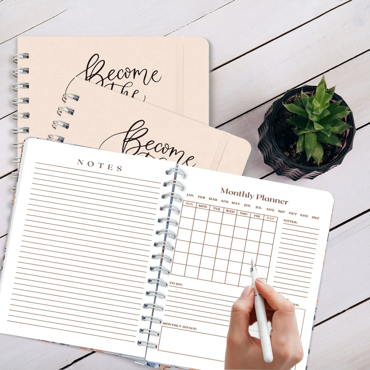 Custom Printing Affirmation Daily Spiritual Bible Hardcover Prayer Gratitude Self Care Manifestation Journal Notebook Gift