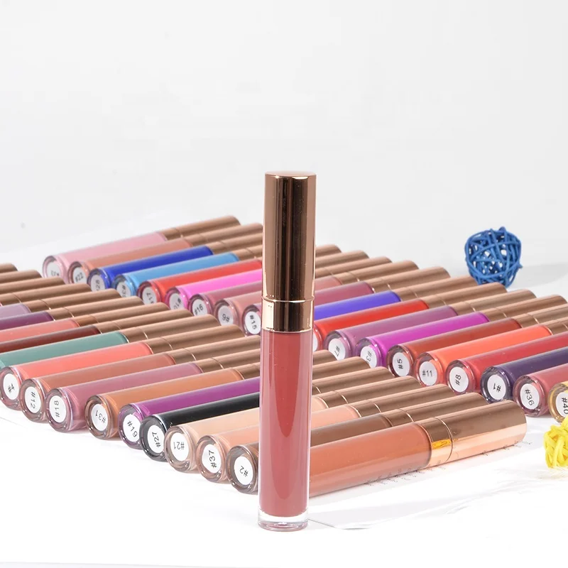 
Organic Wholesale Super Waterproof Private Label Liquid Matte Lipstick 