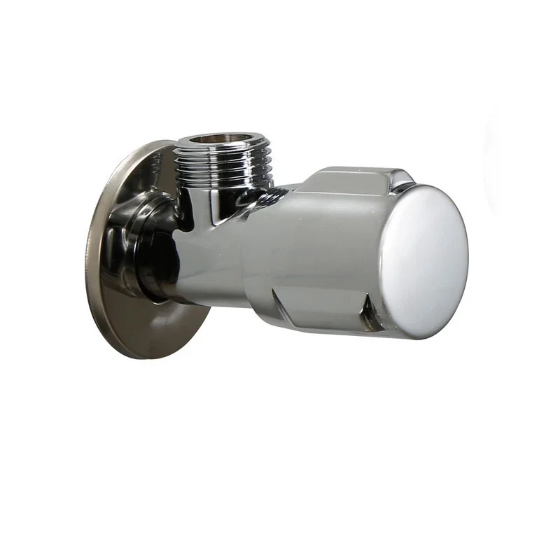 Brass Angle Valve Water Control Valve Gold Corner Valve Chrome Bathroom Tap