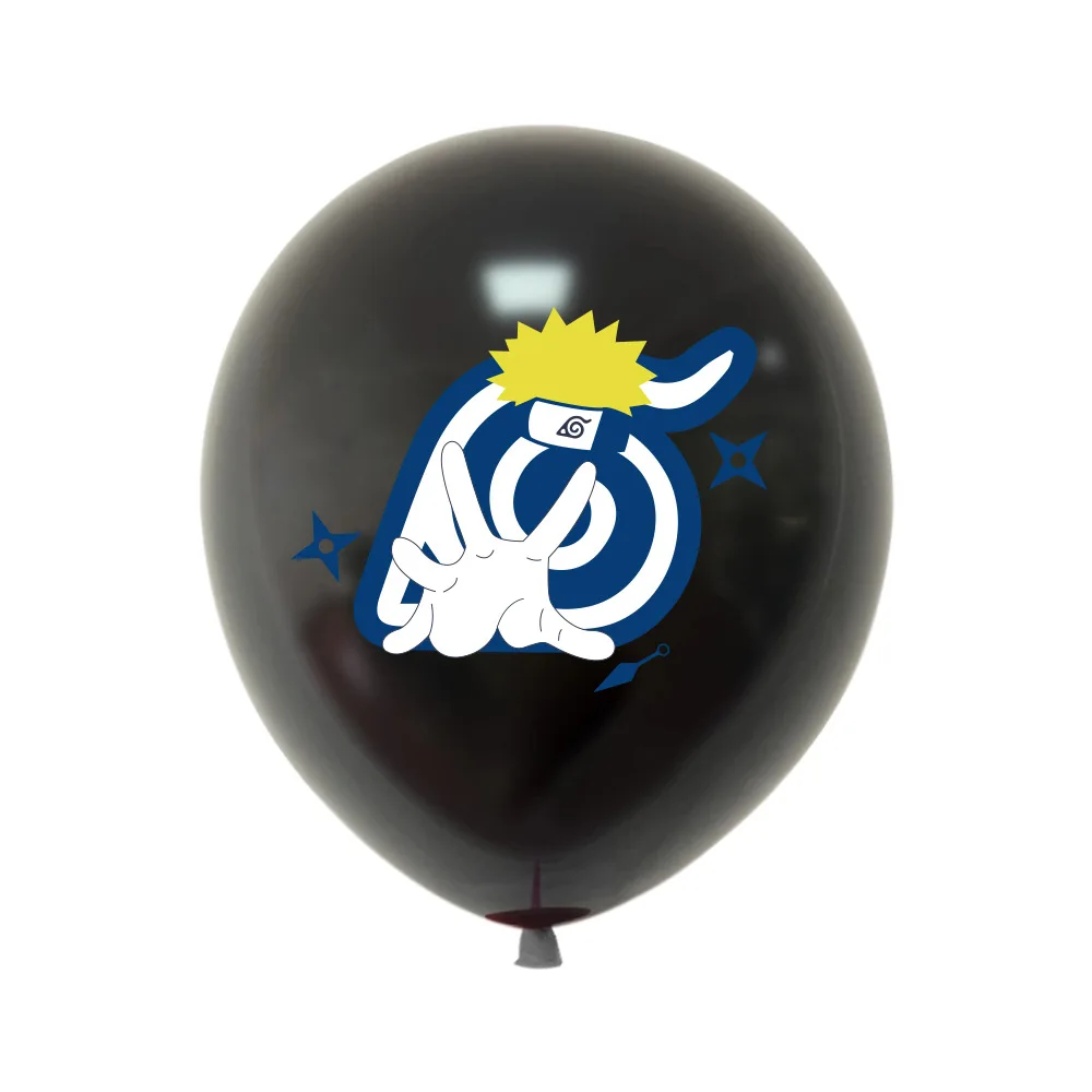  S423 Anime Party Supplies Pack 12 inches naruto printing latex balloon for Naruto party supplies