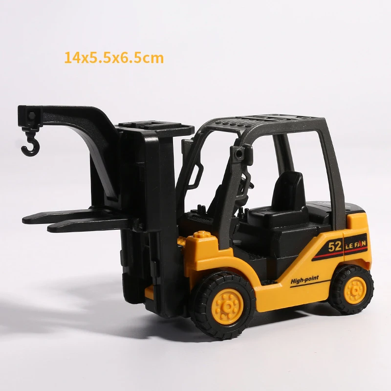 Diecast Vehicles Take Apart Truck Car Model Toys Construction Vehicles Excavator Toy Set For Boy