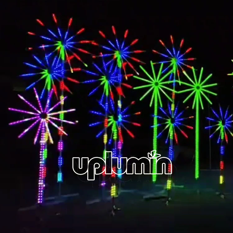 LED Landscape ambient Lights Garden decoration Waterproof Rgb led firework lights