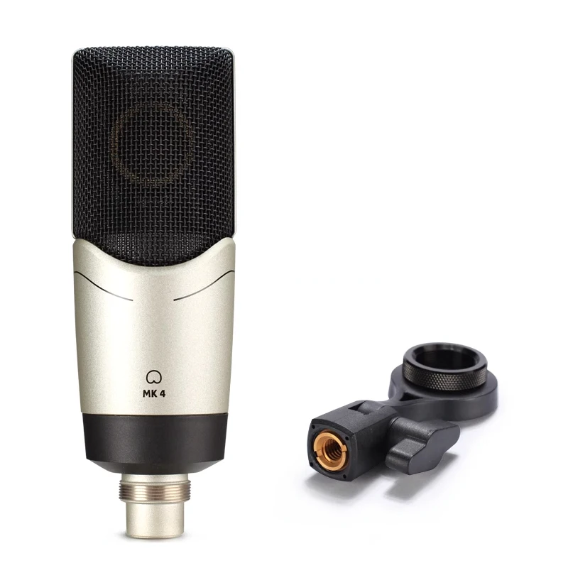 Профессиональный кардиоидный динамический драм-микрофон Mk4 проводной шумоподавляющий металлический караоке-инструмент Guangdong исполнители MK4