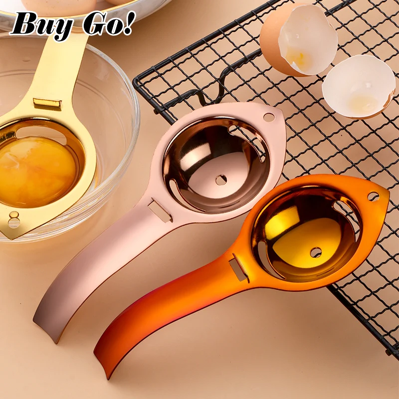 Egg Tools Stainless Steel Egg Yolk Separator Divider Separator Eggs Divider