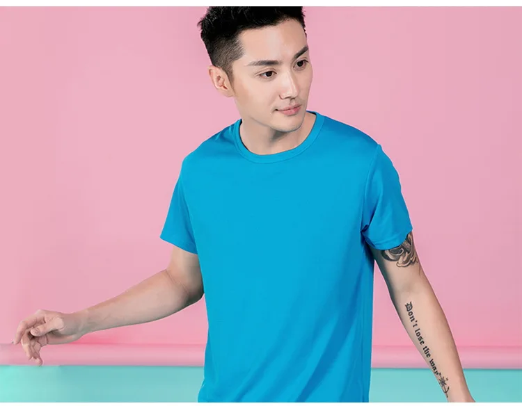 High quality Cheap Custom logo Unisex t-shirt Sport men t shirts gym football Running Quick Dry Fit t Shirt child t-shirt