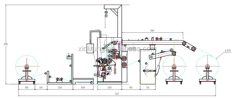 PUR hot melt laminating machine