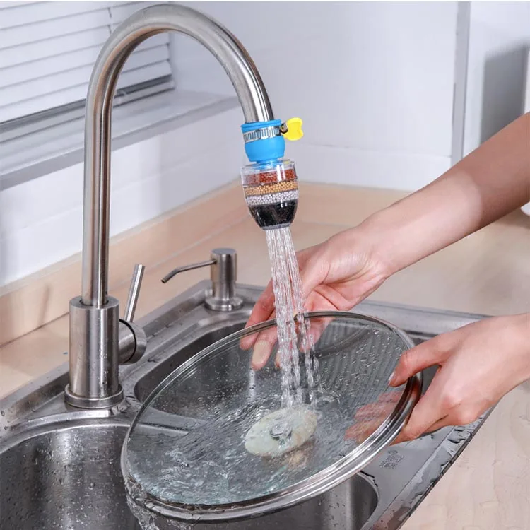 Activated carbon faucet water filter home kitchen faucet tap water clean purifier filter