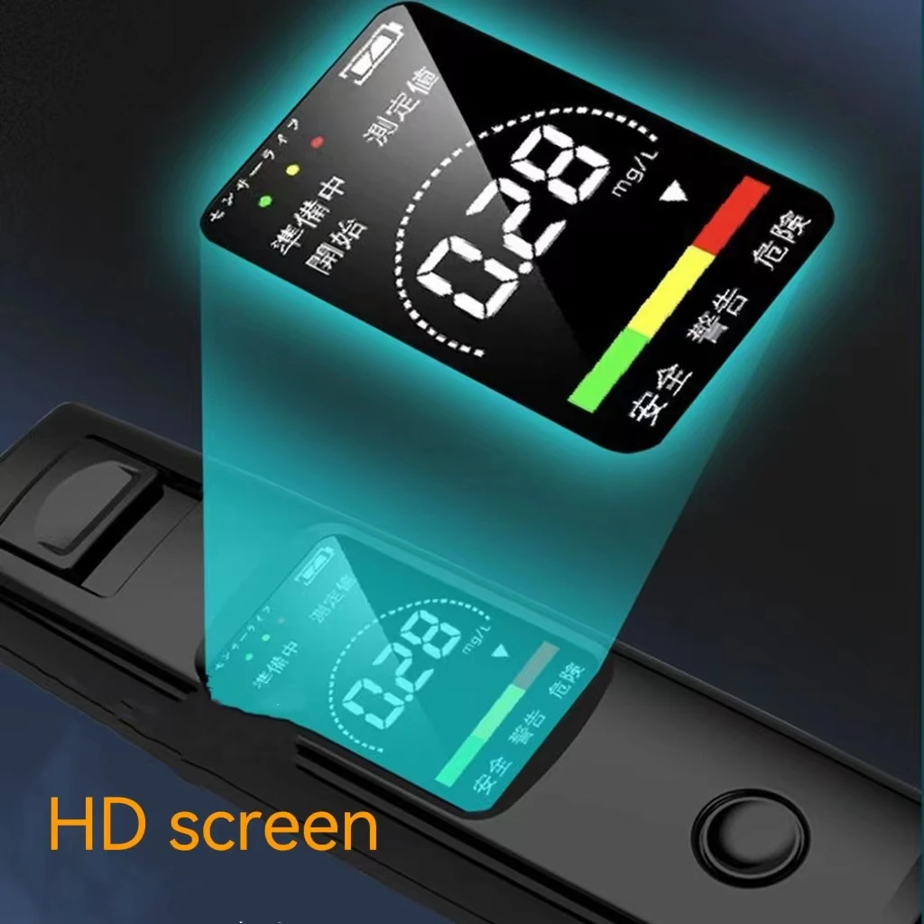 Breathalyzer Alcolhol Tester Portable Professional-Grade Accuracy Hand-held Intelligent Voice Color Screen