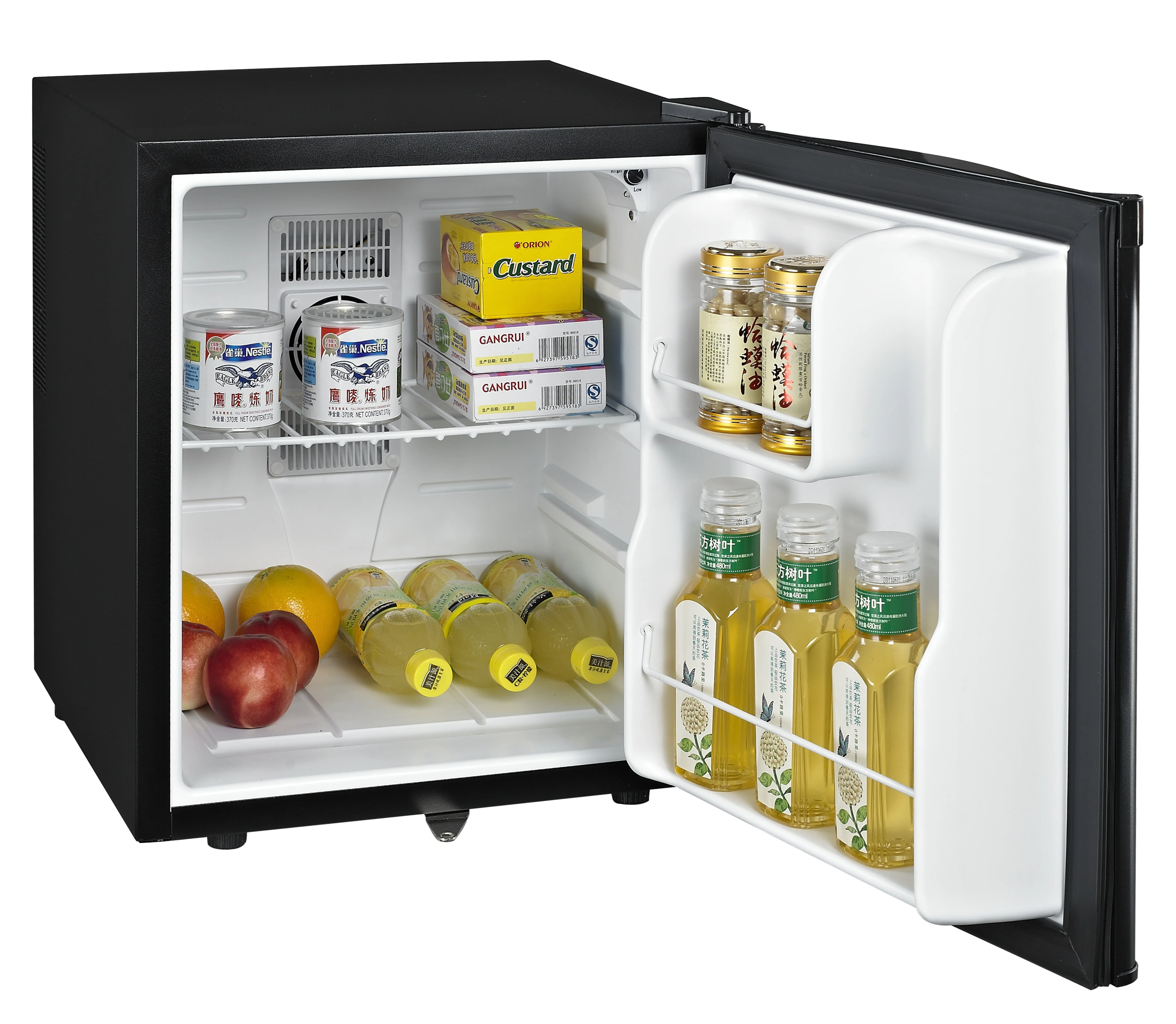 Fuxin:bc-46sthermoelectric Refrigerator / Mini Bar /hotel Refrigerator 50 Portable Stainless Steel French Door FUXIN or OEM 220