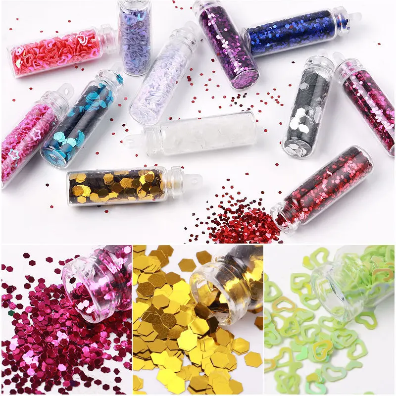 3D Nail Art Decoration Rhinestones Diamonds Nail Art Glitter Sequins Nail Decoration Set
