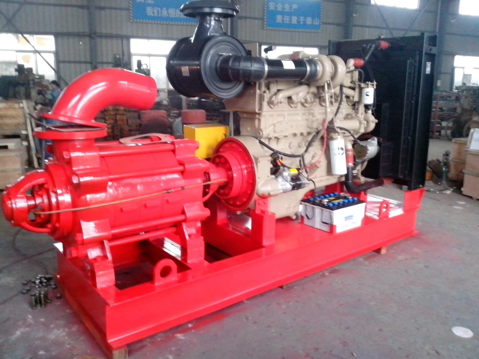 Farm Irrigation Centrifugal Horizontal Multistage Water Diesel Engine Driven Pump