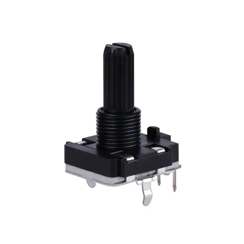 Plastic insulated shaft rotary encoder 16mm incremental encoder 12 pulse 24 pulse encoder