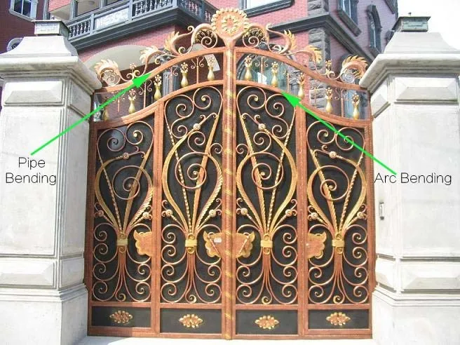 wrought iron gate