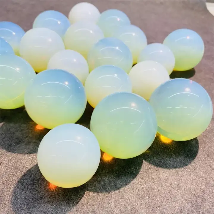 irregular size Wholesale price healing energy crystal healing stones sphere balls opal spheres