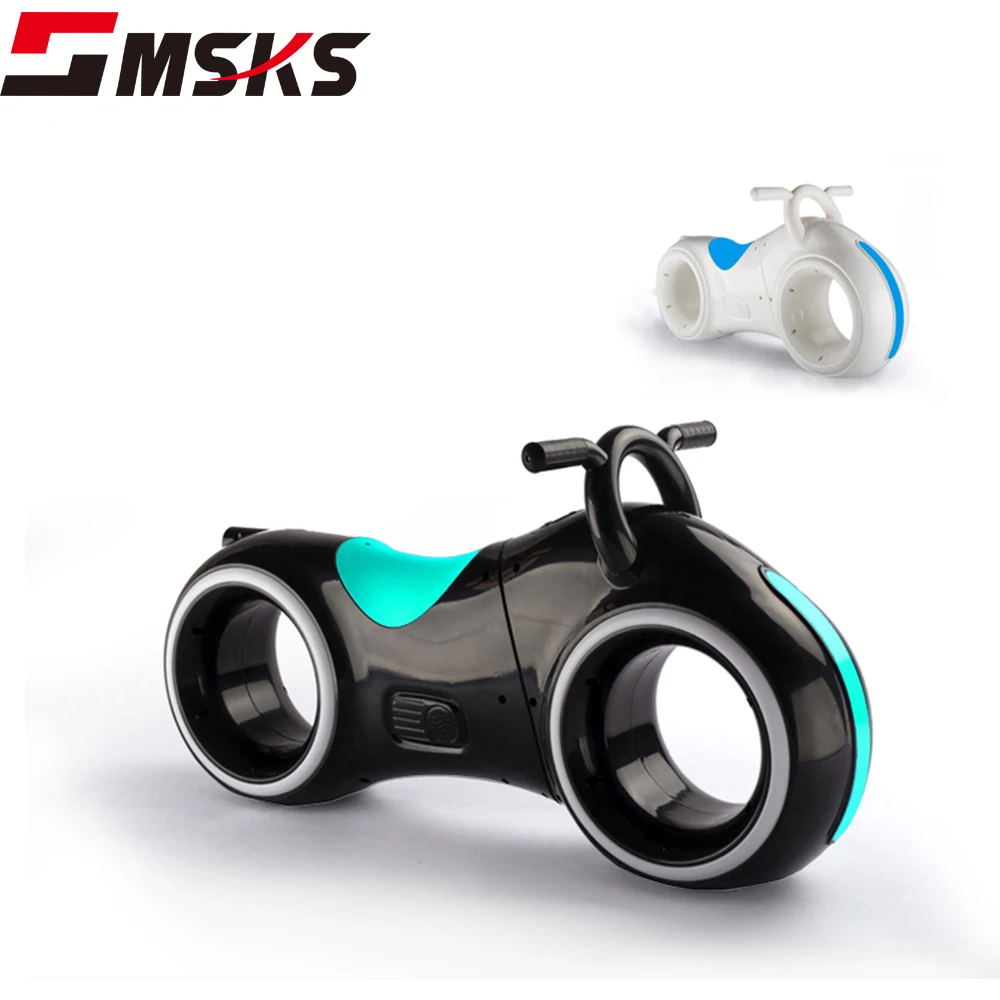 MSKS S188 Unfoldable Kids Toy Foot Assist Motor Bike With Led Lighting For Children