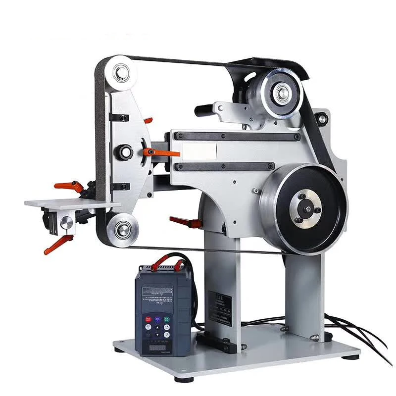 Professional manufacturer metal belt sander machine with different heads