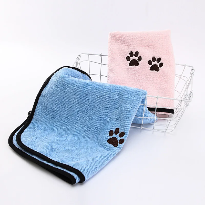 Pet products of pet cleaning dog drying towel absorbent quick drying dog bath cleaning towel microfiber pet towel for cat dog