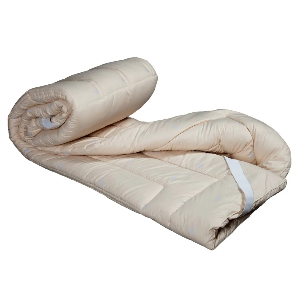 
2.5 inch gel memory foam king size mattress topper 100 goose feather 