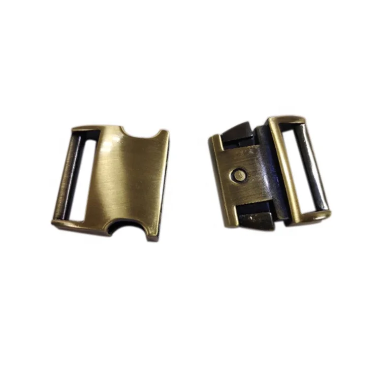 Zinc Alloy Handbag Hardware Metal Quick Side Release Strap Buckles for Dog Collar