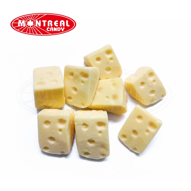 Cheese shape sweet gummy wholesale candy