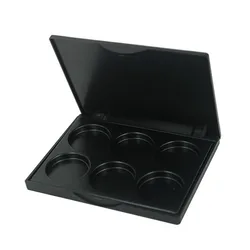 Mutil Colors/Spaces Custom Logo Eye Shadow Palette Packaging Empty Square 6 Grids Eyeshadow Case