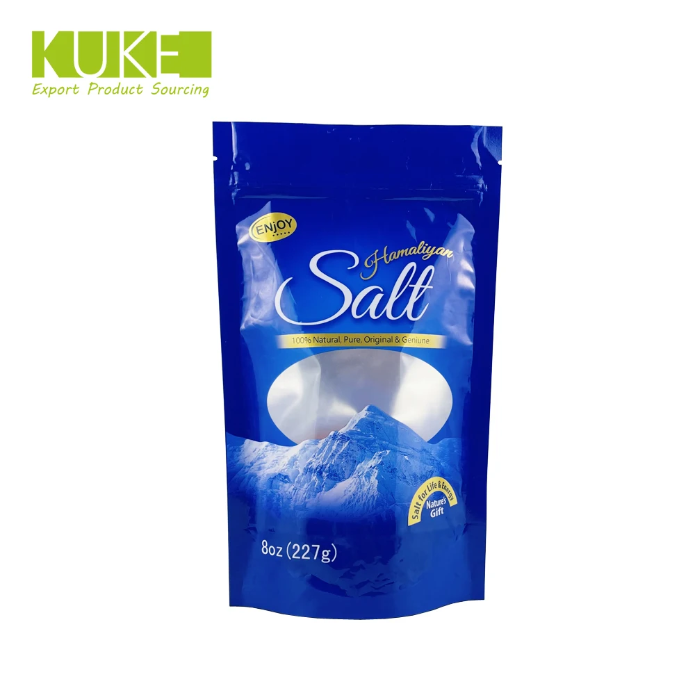 Hot Sales Aluminum Foil Stand Up Zipper Matte Plastic Bag Soap Sea Salt Bath Product Packaging Bag With Own Logo