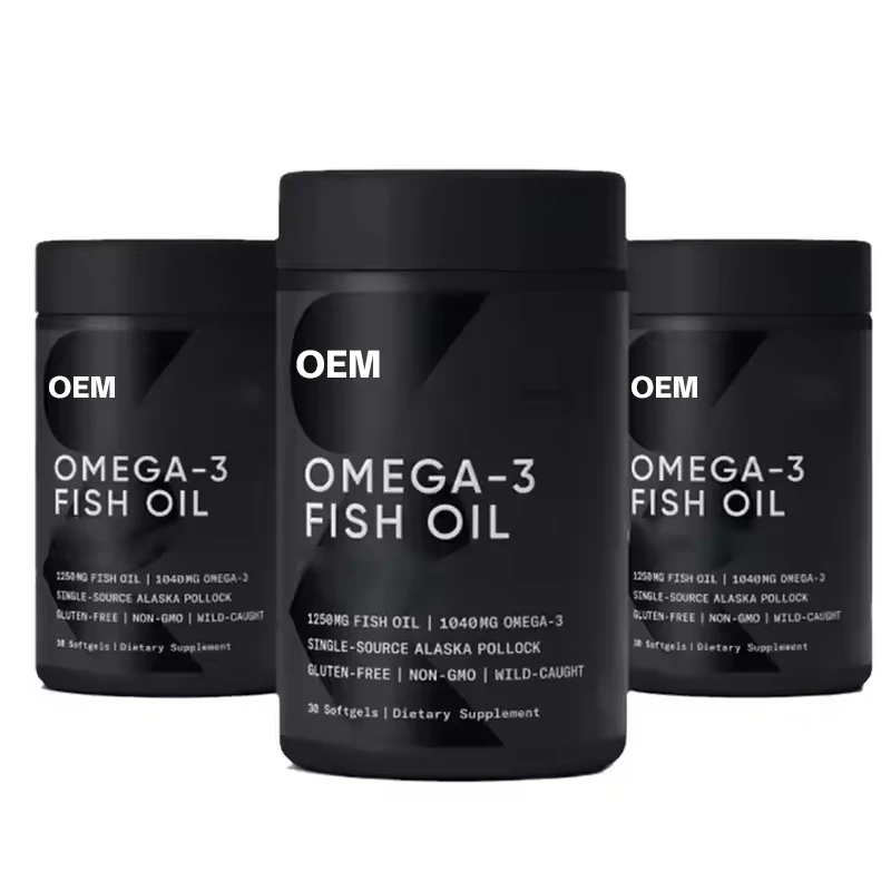 China Factory fish oil omega 3 softgel 500mg OEM ODM omega 3 chewable soft capsule
