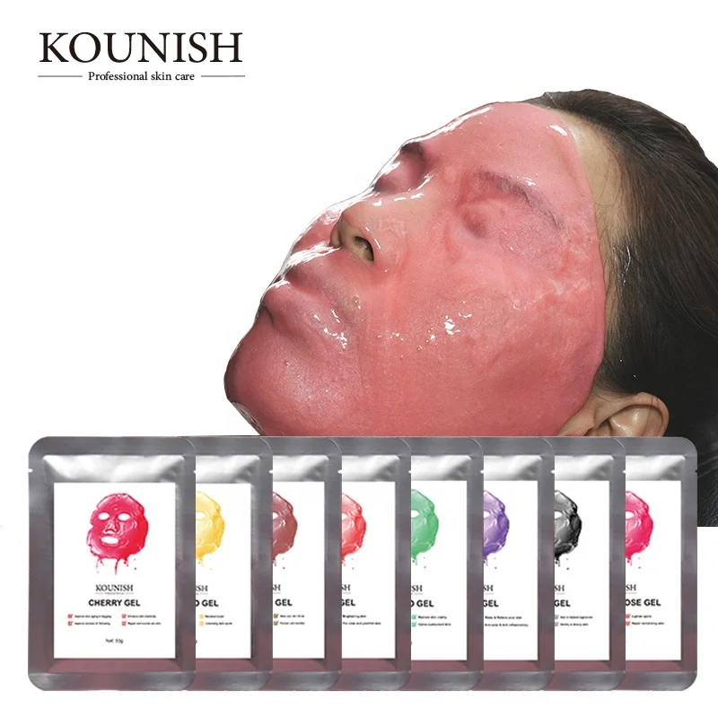 KOUNISH Korean Best SPA Facial Jelly Mask Anti-aging Korean Skincare Beauty Peach Face Hydrogel Gel Mask
