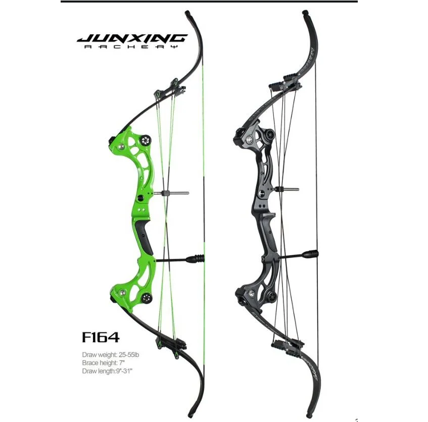 JUNXING F164 lever recurve  bow for fishing hunting draw weight 40-55lbs