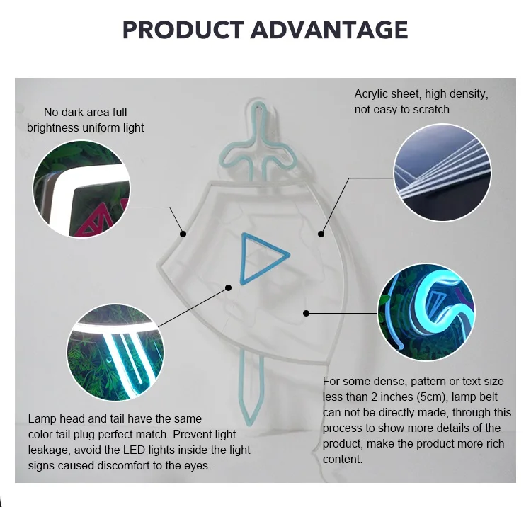 Engraving Design Logo Custom Text Event DIY Acrylic Board Light Flexible Lamp LED Neon Sign