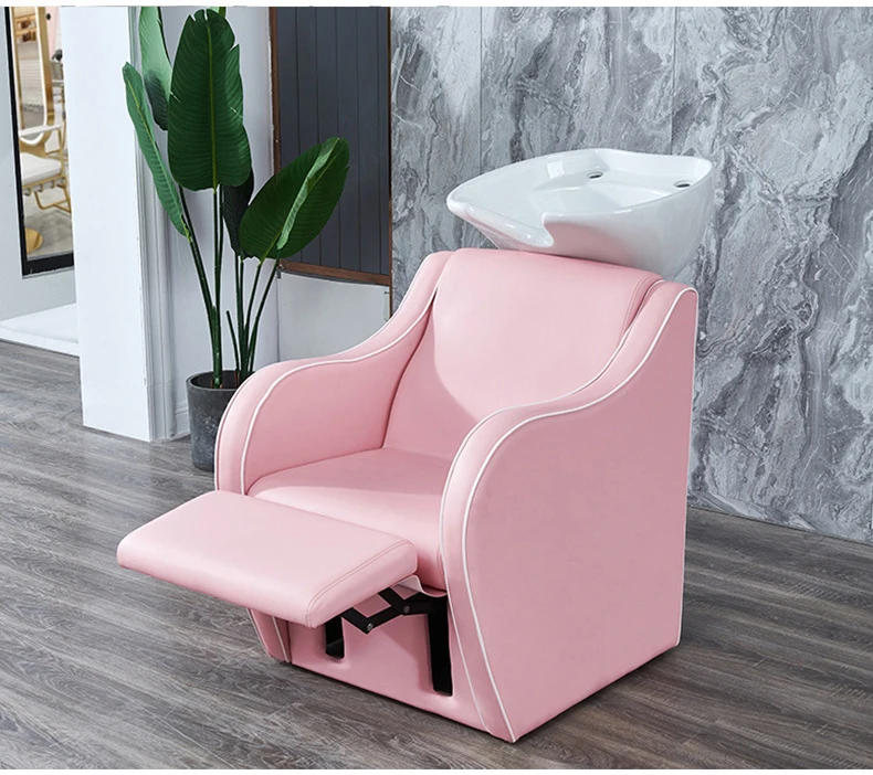 Modern Fashion Pink Salon Set Furniture Products, Fresh Barber Furniture Products  ZY-TZ001