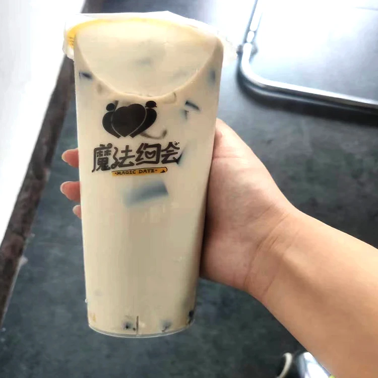 Beautiful 12oz 16 oz 22oz 24oz 28 oz plasti ice cream /smoothie  PP injection cup with lid