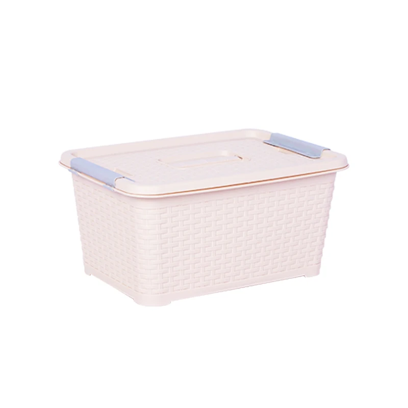 Высококачественные ящики для хранения и корзины, пластиковая корзина для игрушек, органайзер, корзина из ротанга, корзина для хранения игрушек, корзины для хранения с замками