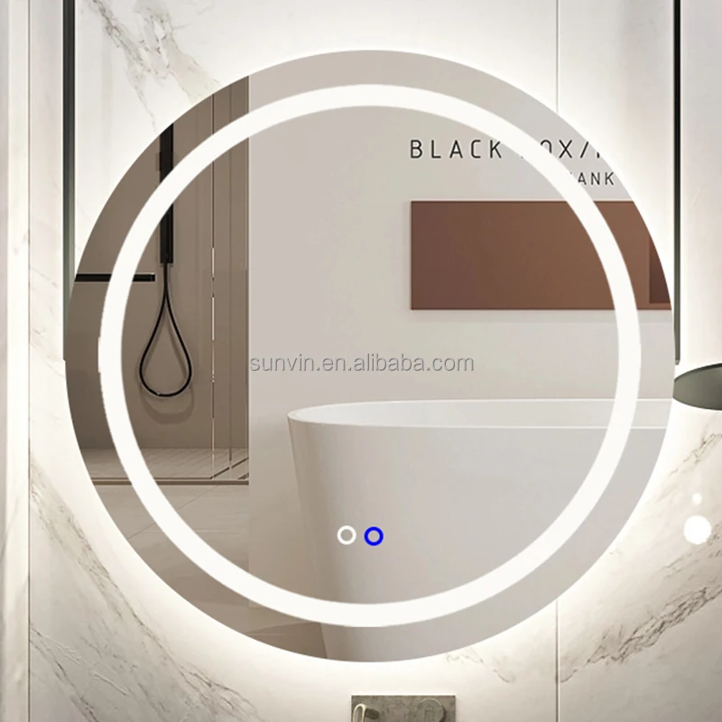 New Product Mirror Metal Frame Bathroom Vanity Mirror 1 Buyer Smart Led Cabinet Smart Bathroom  Mirror with led backlight