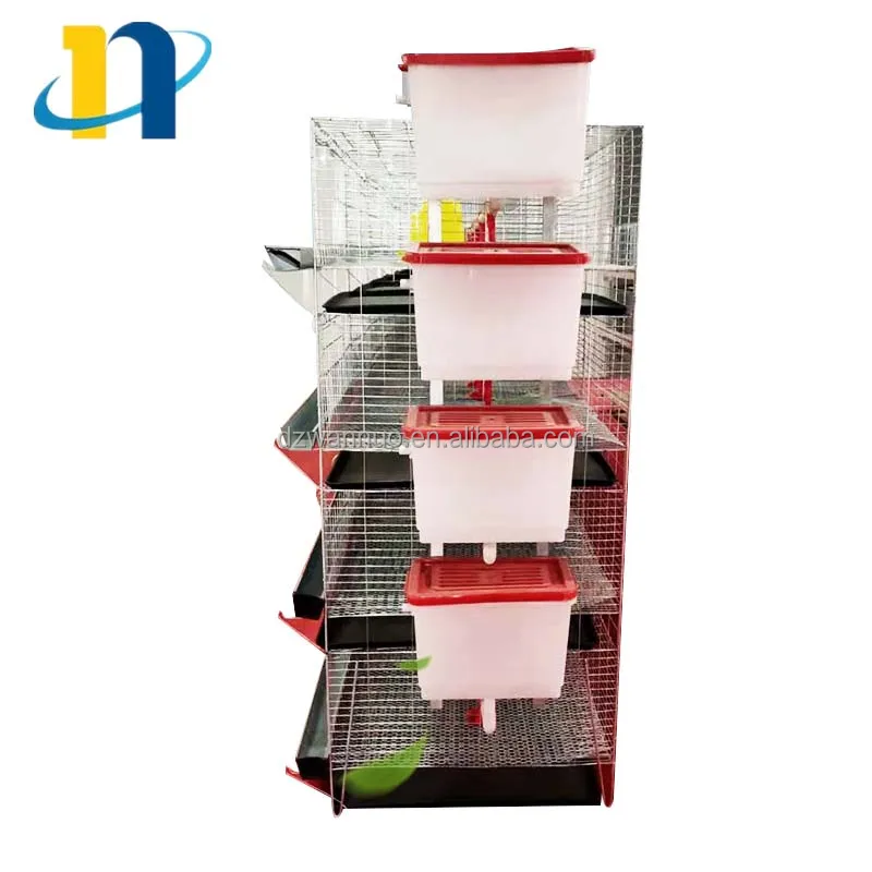 Poultry farm automatic chicken broiler day old chicks baby breeding cage H type 4 tires chicks brooder cage for home use