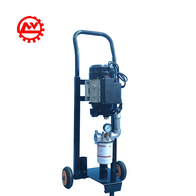 Portable AC High Flow Rate Barrel Lubricating Transfer Electric Oil Pump with Trolley