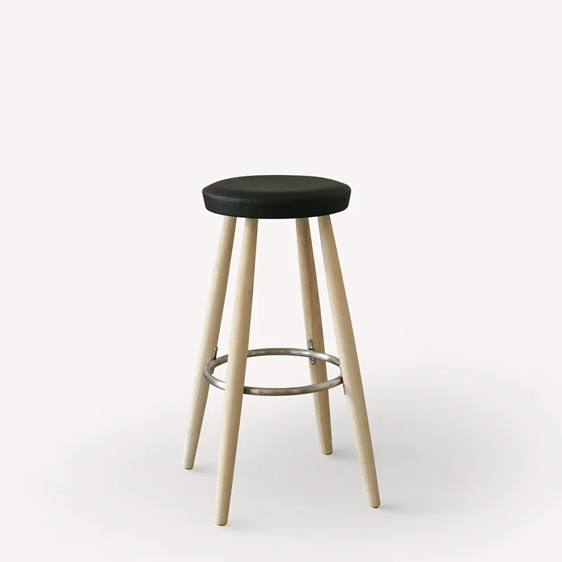 Home Modern Natural Wood Bar Stools Wooden Bar Stool Bar Stool Wood Chair